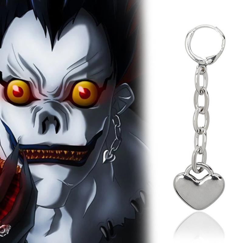 Серьги-капли Death Note Ryuuku, мужские и женские серьги в форме сердца, аниме, подарки для косплея
Серьги-капли Death Note Ryuuku, мужские и женские серьги в форме сердца, аниме, подарки для косплея