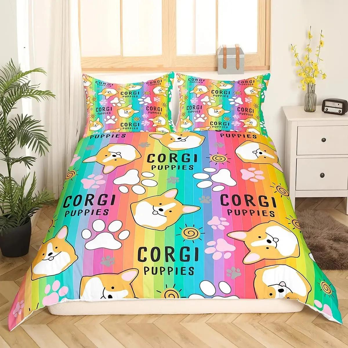 Комплект пододеяльника с принтом собачьей лапы, акварельный комплект постельного белья с щенками, милые животные, пастельные пододеяльники, комплекты постельного белья с мультяшным рисунком 70x133cm
Комплект пододеяльника с принтом собачьей лапы, акварельный комплект постельного белья с щенками, милые животные, пастельные пододеяльники, комплекты постельного белья с мультяшным рисунком 70x133cm