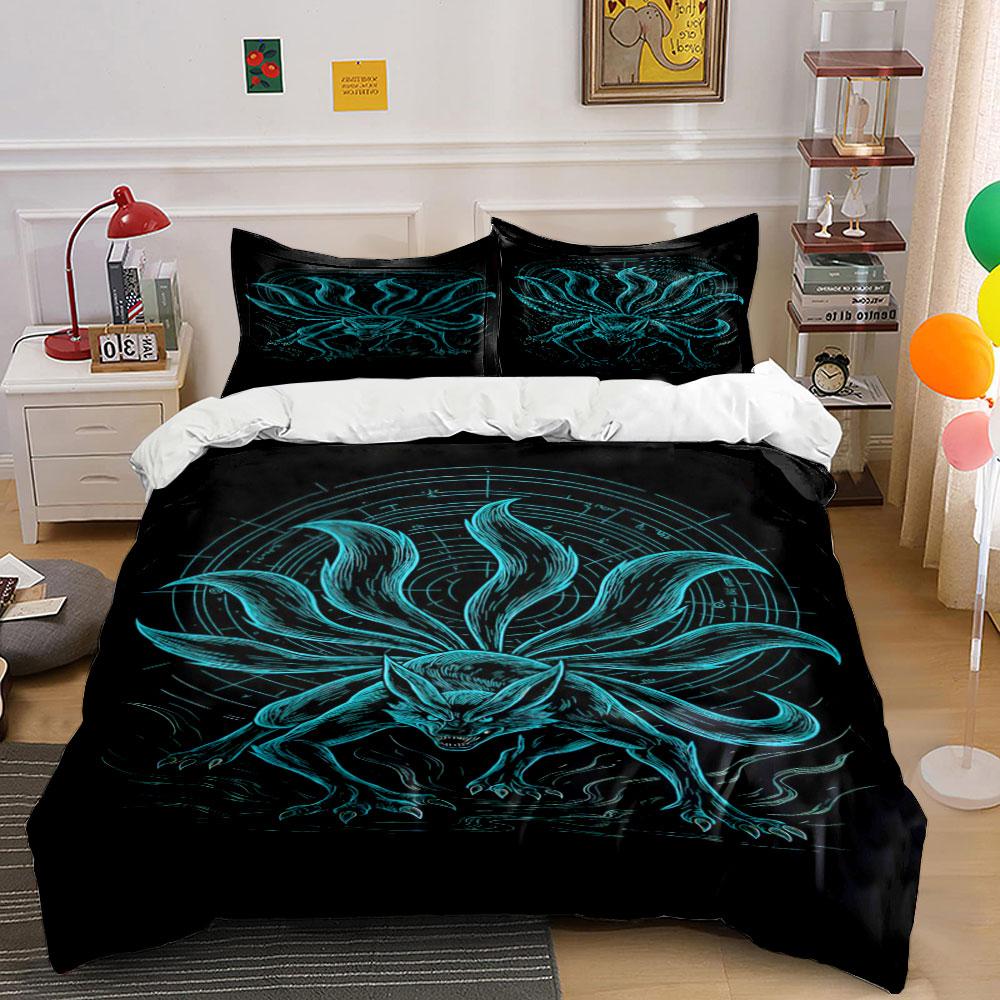 Glowing nine-tailed fox. Bedding sets Duvet cover sets Duvet covers Pillowcases(1 * Duvet Cover 2 * Pillowcases, without duvet insert) 135x200cm
Glowing nine-tailed fox. Bedding sets Duvet cover sets Duvet covers Pillowcases(1 * Duvet Cover 2 * Pillowcases, without duvet insert) 135x200cm