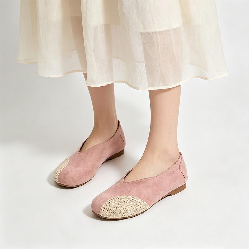 Spring Summer Shoes Women Slip-ons Lightweight Round toe Flats Elegant Ladies Soft Shoes Comfortable Daily Wear Pink Black 40 рожевий
Spring Summer Shoes Women Slip-ons Lightweight Round toe Flats Elegant Ladies Soft Shoes Comfortable Daily Wear Pink Black 40 рожевий