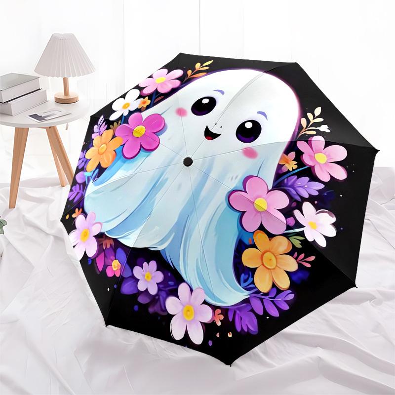 1pc Cute Ghost with Flowers Umbrella with Plastic Handle,Suitable for All Seasons UmbrellaPT585
1pc Cute Ghost with Flowers Umbrella with Plastic Handle,Suitable for All Seasons UmbrellaPT585