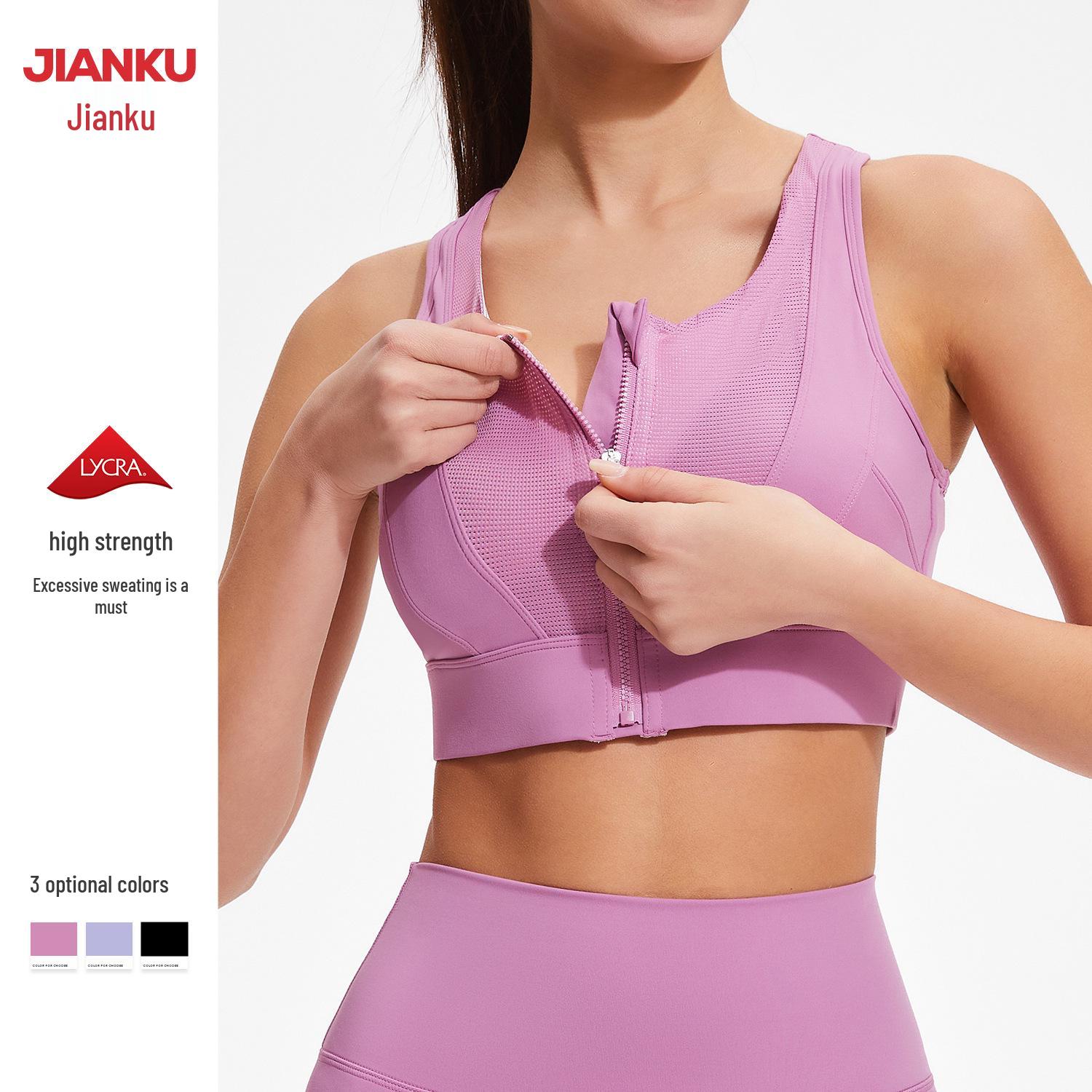 Shockproof High-Intensity Women s Sports Bra - Front Zip, Full Coverage for Outdoor Running & Yoga Extra Extra Extra Large
Shockproof High-Intensity Women s Sports Bra - Front Zip, Full Coverage for Outdoor Running & Yoga Extra Extra Extra Large
