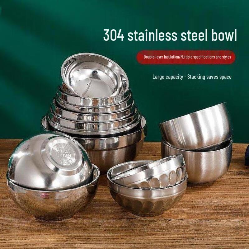 Liuliu 304 Stainless Steel Double-Layer Insulated Bowl
Liuliu 304 Stainless Steel Double-Layer Insulated Bowl