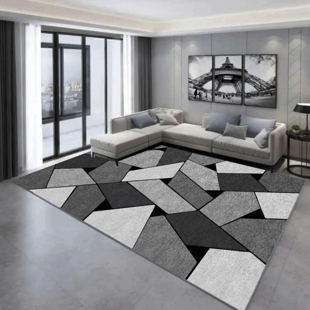 Modern Geometric Abstract Style Crystal Pile Carpet Home Living Room Bedroom Decorative Floor Mat Anti-slip Washable Carpet 40X60CM(1.3X1.9FT)
Modern Geometric Abstract Style Crystal Pile Carpet Home Living Room Bedroom Decorative Floor Mat Anti-slip Washable Carpet 40X60CM(1.3X1.9FT)