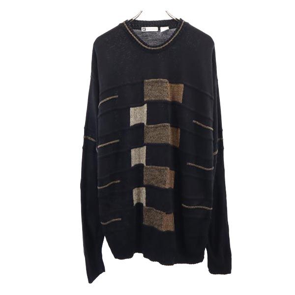 BACHRACH 90s Old Long sleeve knit L Black series sweater Men s Used
BACHRACH 90s Old Long sleeve knit L Black series sweater Men s Used