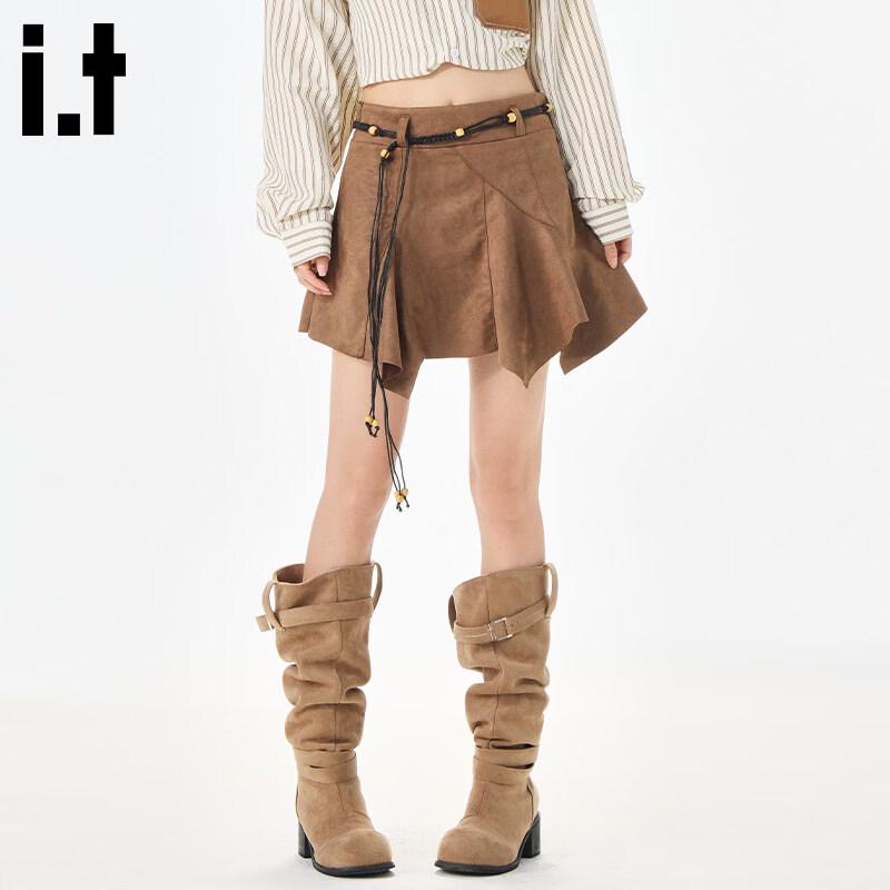 :CHOCOOLATE It American Retro High-Waisted Asymmetric Short Skirt S
:CHOCOOLATE It American Retro High-Waisted Asymmetric Short Skirt S