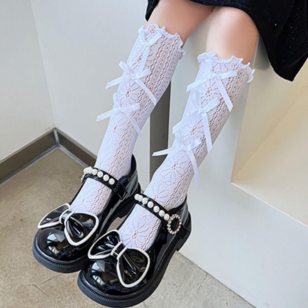 Color Cotton Bow Lolita Mesh Kids Hosiery Middle Tube Socks Korean Style Socks Girls Calf Socks
Color Cotton Bow Lolita Mesh Kids Hosiery Middle Tube Socks Korean Style Socks Girls Calf Socks