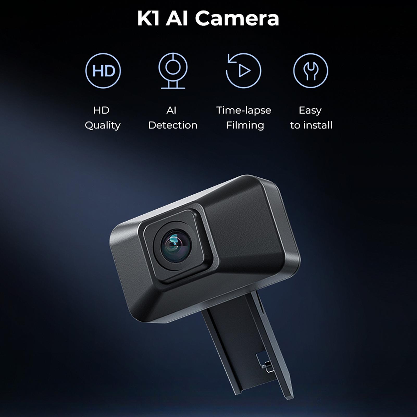 Управление камерой Creality K1 AI Интеллектуальный помощник Покадровая съемка в реальном времени и в HD-качестве для 3D-принтеров K1 / K1 Max / K1C чёрный
Управление камерой Creality K1 AI Интеллектуальный помощник Покадровая съемка в реальном времени и в HD-качестве для 3D-принтеров K1 / K1 Max / K1C чёрный