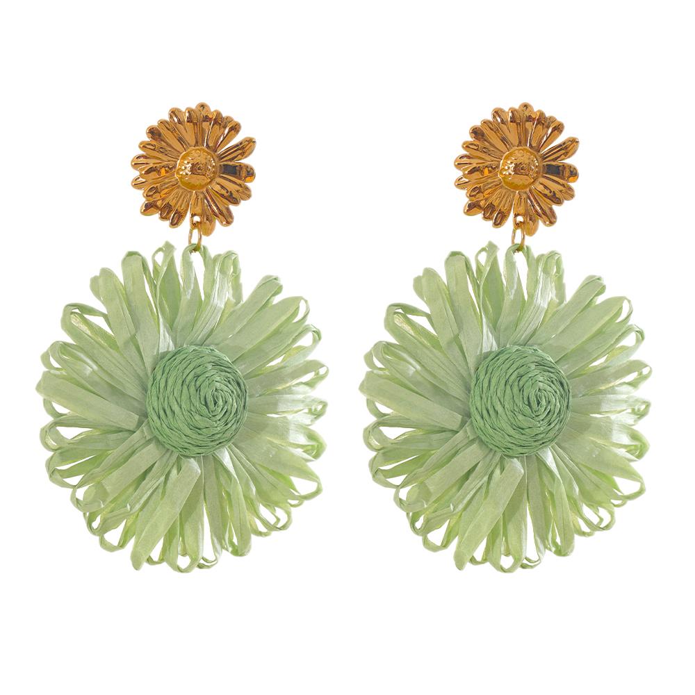 Yhpup Summer Stainless Steel Colorful Raffia Flower Y2K Earrings Charm Fashion Candy Holiday Versatile Daily Jewelry Gift Real Gold PVD Plated
Yhpup Summer Stainless Steel Colorful Raffia Flower Y2K Earrings Charm Fashion Candy Holiday Versatile Daily Jewelry Gift Real Gold PVD Plated