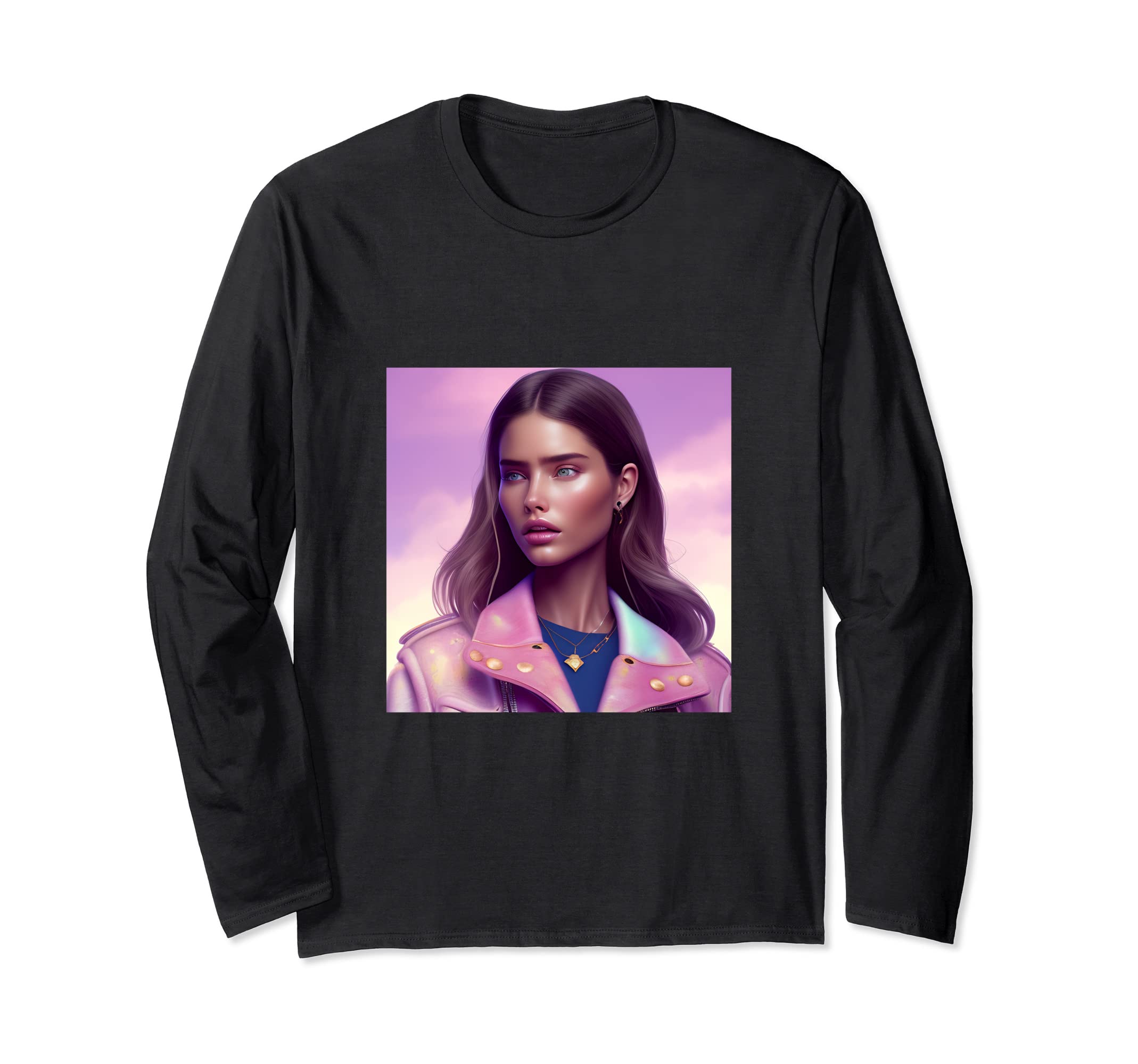 Dreamy Dreamlike Pink Blue Leather Jacket Coat Hue Sky Long Sleeve Women s T-Shirt чёрный
Dreamy Dreamlike Pink Blue Leather Jacket Coat Hue Sky Long Sleeve Women s T-Shirt чёрный