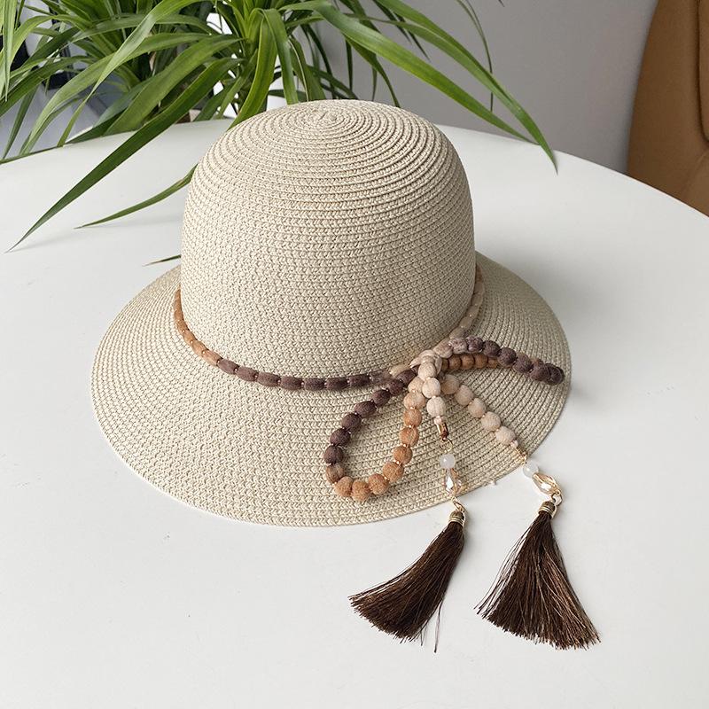 Versatile Hat Style Straw Woven Elegant Chain Womens Hatscaps Sunshade бежевий
Versatile Hat Style Straw Woven Elegant Chain Womens Hatscaps Sunshade бежевий