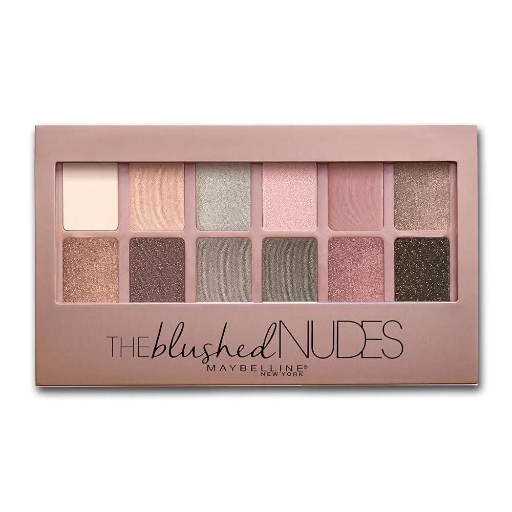Maybelline Eyeshadow Palette 12 Pigment Matte and Shimmer Shades Blushed Nude
Maybelline Eyeshadow Palette 12 Pigment Matte and Shimmer Shades Blushed Nude