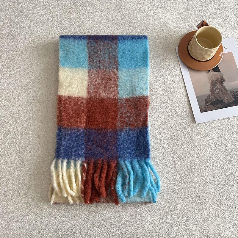 Luxury Winter Wool Blend Scarf Women Plaid Pashmina Shawl Handkerchief Warm Lady Chuncky Shawl Wrap Soft Pareo Bufanda Scarves 20X200cm
Luxury Winter Wool Blend Scarf Women Plaid Pashmina Shawl Handkerchief Warm Lady Chuncky Shawl Wrap Soft Pareo Bufanda Scarves 20X200cm