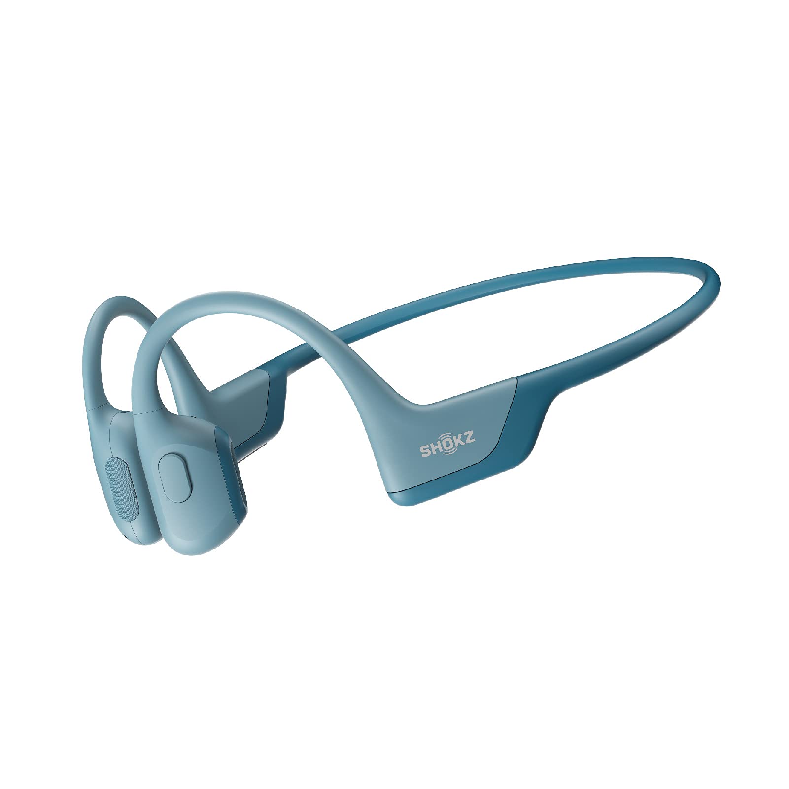 Shokz OpenRun Pro Bone Conduction Earphones, Open Ear Headphones, Waterproof, Splashproof, Fast Charging, 10 , Blue
Shokz OpenRun Pro Bone Conduction Earphones, Open Ear Headphones, Waterproof, Splashproof, Fast Charging, 10 , Blue