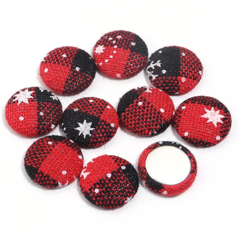 20pcs Christmas Cloth Covered Buttons Checkered Snowflake Round Buttons For Home Decor DIY Clothing Sewing Jewelry Accessories 15mm
20pcs Christmas Cloth Covered Buttons Checkered Snowflake Round Buttons For Home Decor DIY Clothing Sewing Jewelry Accessories 15mm