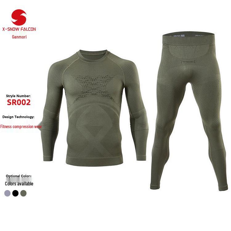 Ski Sports Moisture-Wicking Compression Underwear Set: Quick-Dry Long-Sleeve Top & Pants for Running & Fitness. XL/XXL армия зеленый
Ski Sports Moisture-Wicking Compression Underwear Set: Quick-Dry Long-Sleeve Top & Pants for Running & Fitness. XL/XXL армия зеленый