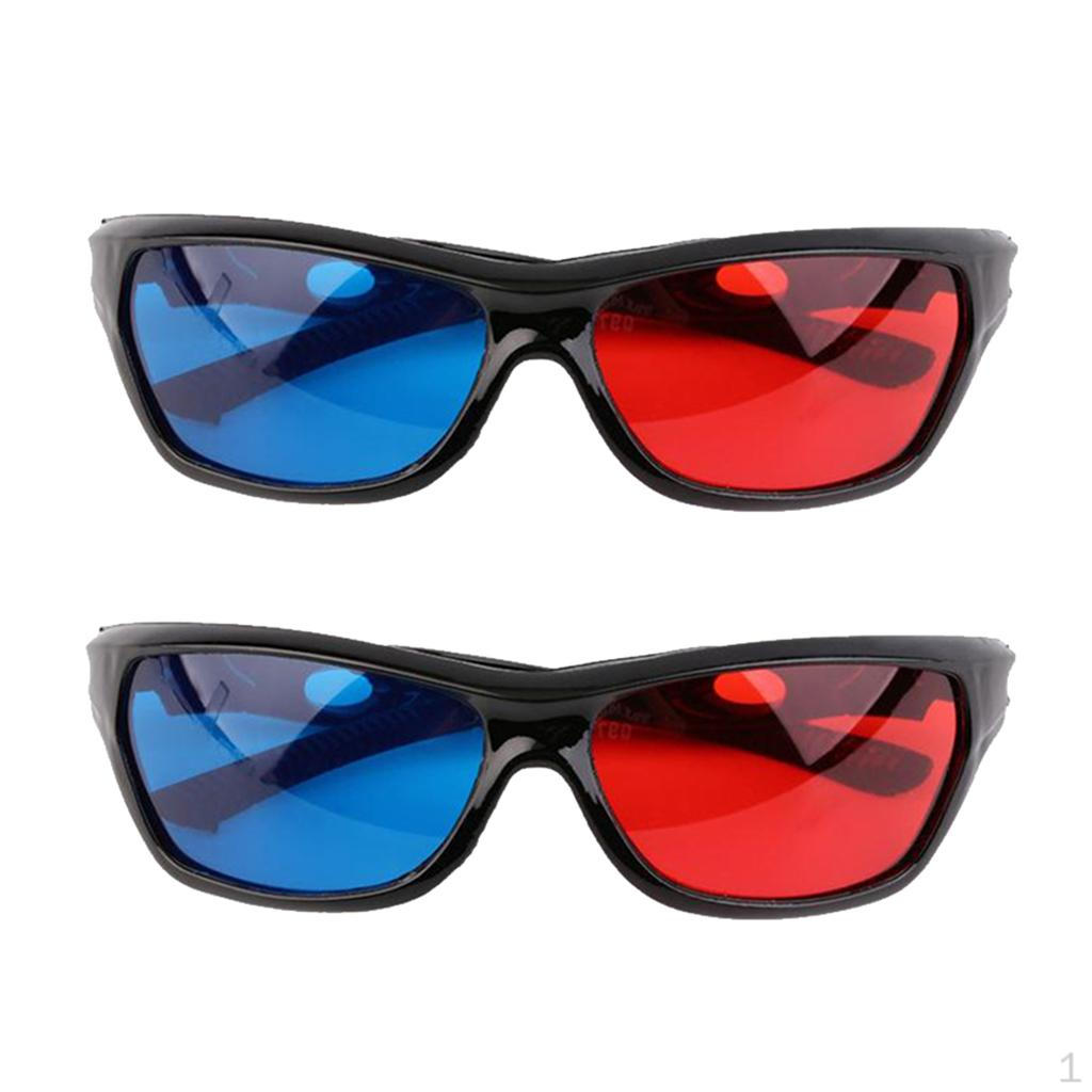 2x Черные 3D очки для объемного анаглифного DVD
2x Черные 3D очки для объемного анаглифного DVD