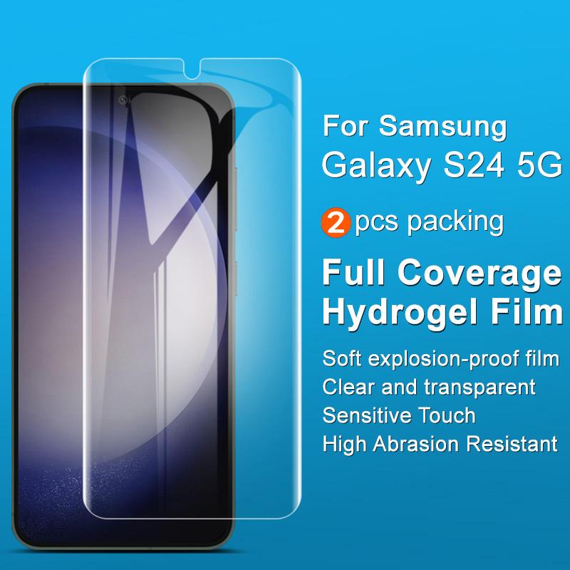 IMAK 2Pcs/Set Hydrogel Film III for Samsung Galaxy S24 TPU Film Sensitive Touch Screen Protector
IMAK 2Pcs/Set Hydrogel Film III for Samsung Galaxy S24 TPU Film Sensitive Touch Screen Protector