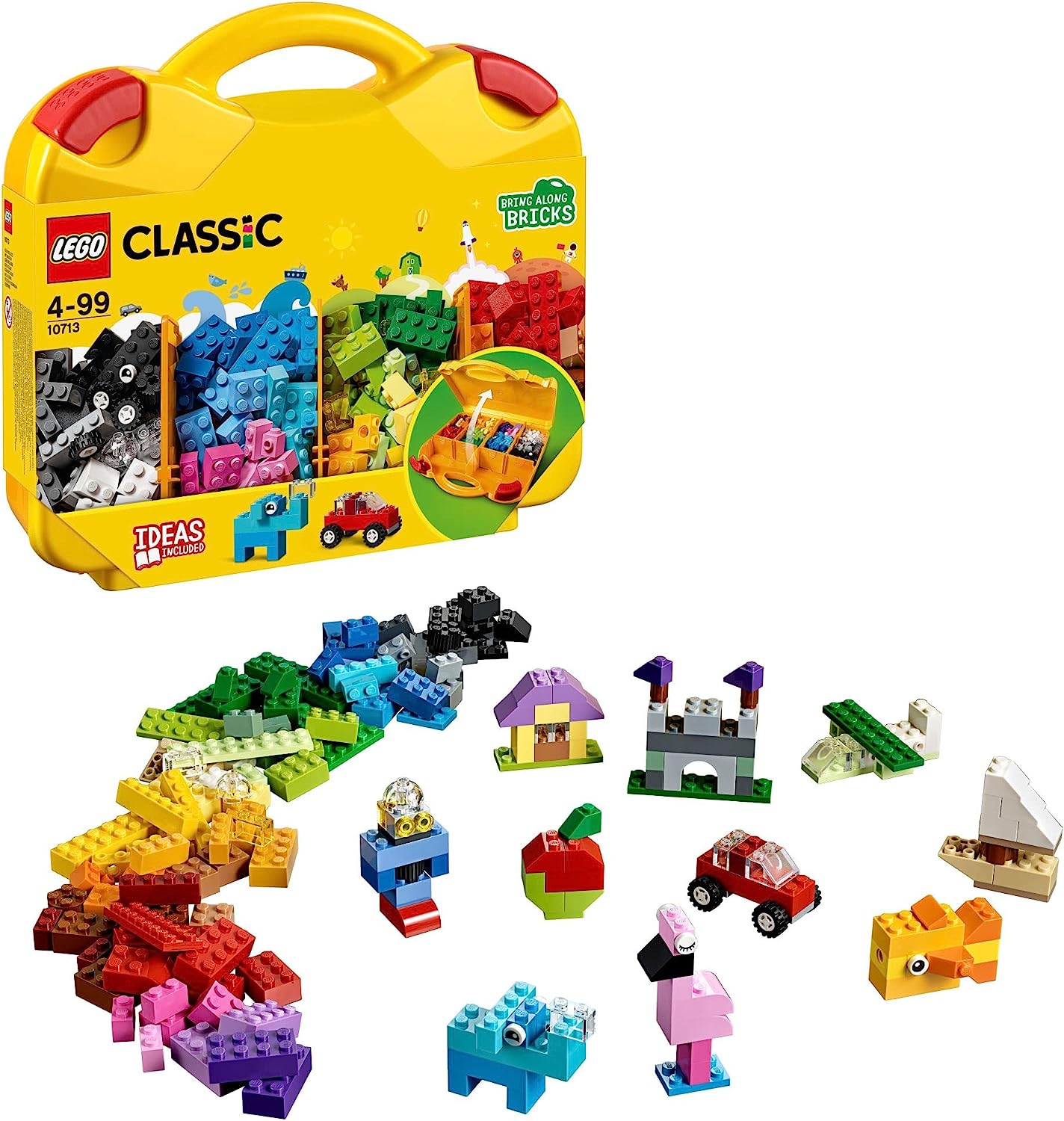 LEGO Classic Creative Suitcase 10713, Includes Storage Case with Fun Colorful Building Bricks, Preschool Learning Toy
LEGO Classic Creative Suitcase 10713, Includes Storage Case with Fun Colorful Building Bricks, Preschool Learning Toy