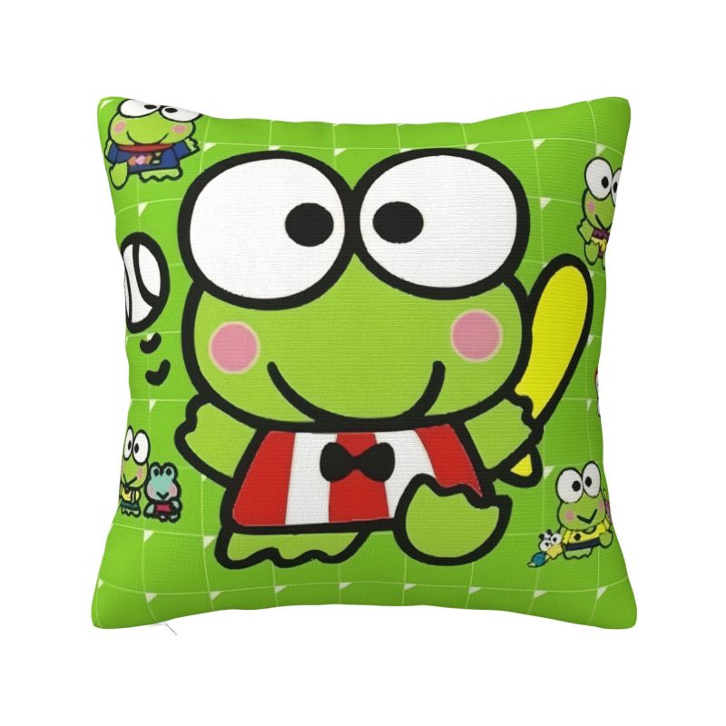 Custom Cartoon Kero Kero Keroppi Sanrio Anime Pillow Covers for Living Room Nordic Cushion Cover Square Pillowcase 12x12Inch
Custom Cartoon Kero Kero Keroppi Sanrio Anime Pillow Covers for Living Room Nordic Cushion Cover Square Pillowcase 12x12Inch