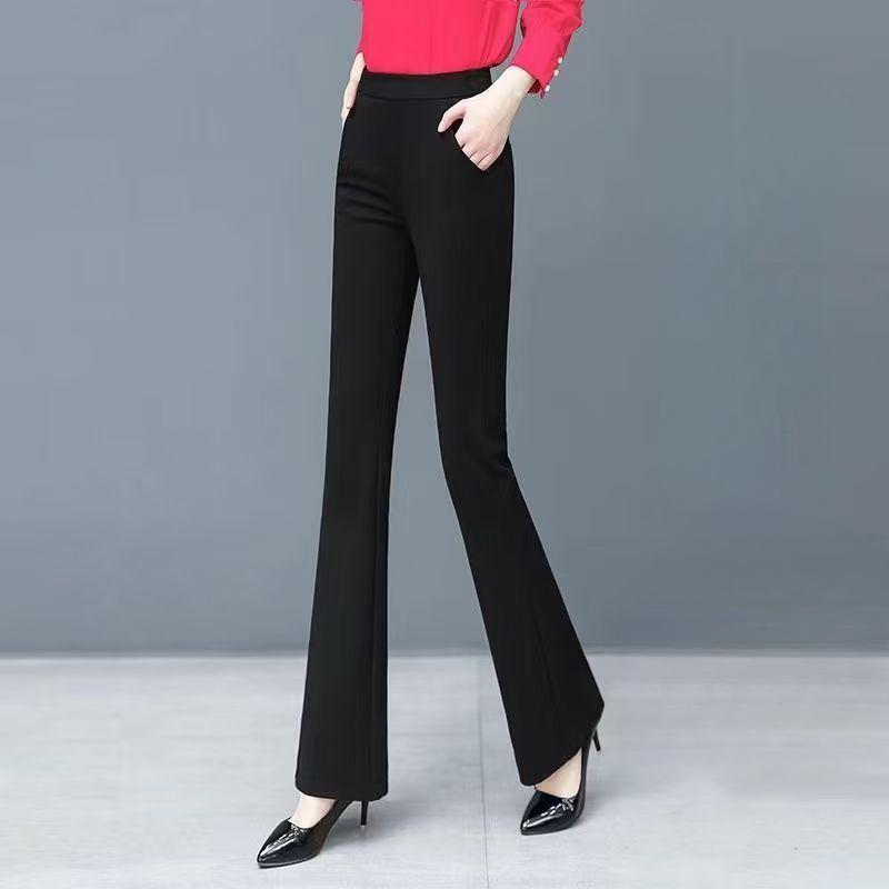 Черные брюки клеш для женщин Новые летние брюки с высокой посадкой и узким клешем Брюки с заниженной талией для среднего возраста M чёрный
Черные брюки клеш для женщин Новые летние брюки с высокой посадкой и узким клешем Брюки с заниженной талией для среднего возраста M чёрный