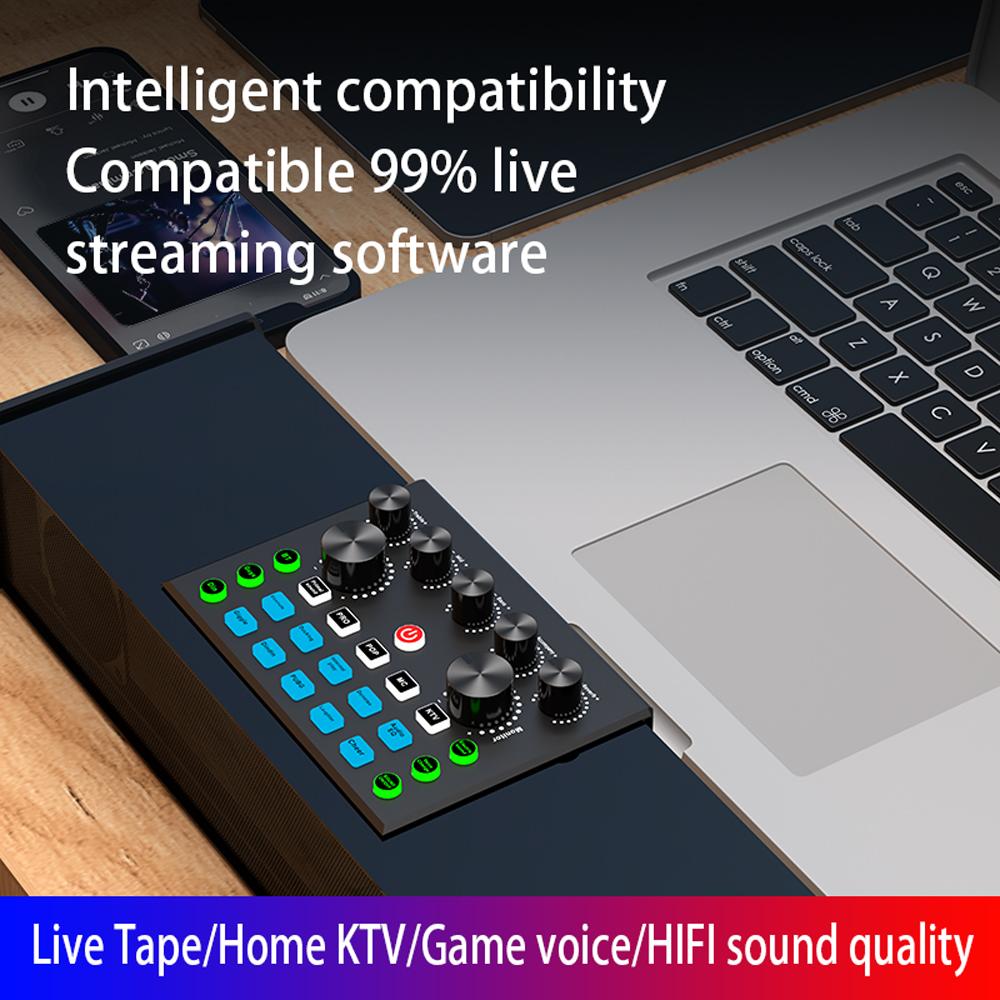 Профессиональная звуковая карта HD Live, студийная микшерная доска, микшерный пульт, усилитель, пульт управления, звуковая карта, микшерный пульт
Профессиональная звуковая карта HD Live, студийная микшерная доска, микшерный пульт, усилитель, пульт управления, звуковая карта, микшерный пульт