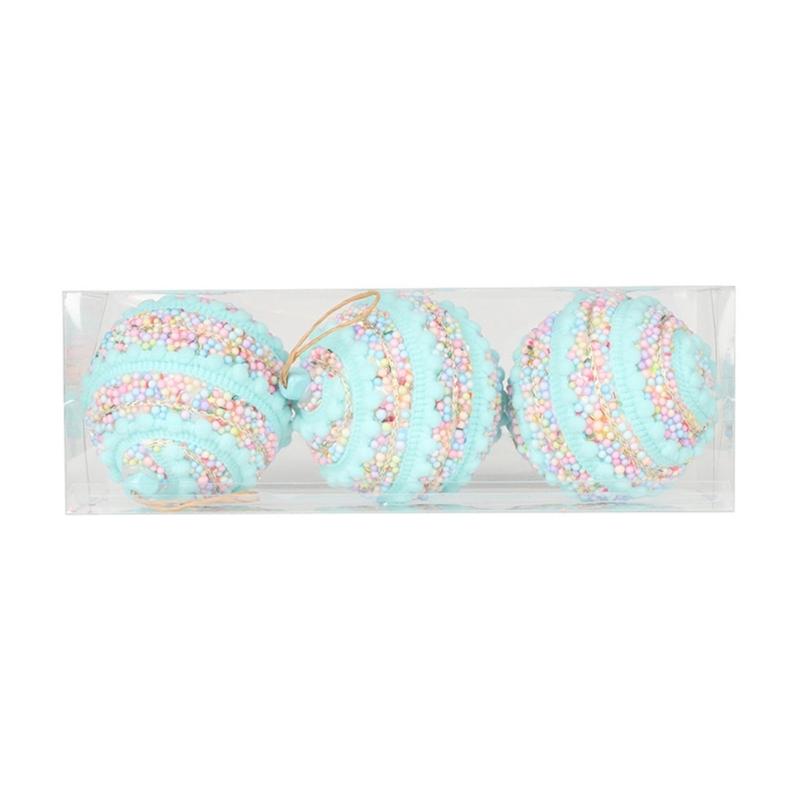 Set Of 3 Macaron Colored Foam Sphere Pendant Christmas Tree Baubles Perfect For Enhancing Indoor Festival Ambiances
Set Of 3 Macaron Colored Foam Sphere Pendant Christmas Tree Baubles Perfect For Enhancing Indoor Festival Ambiances