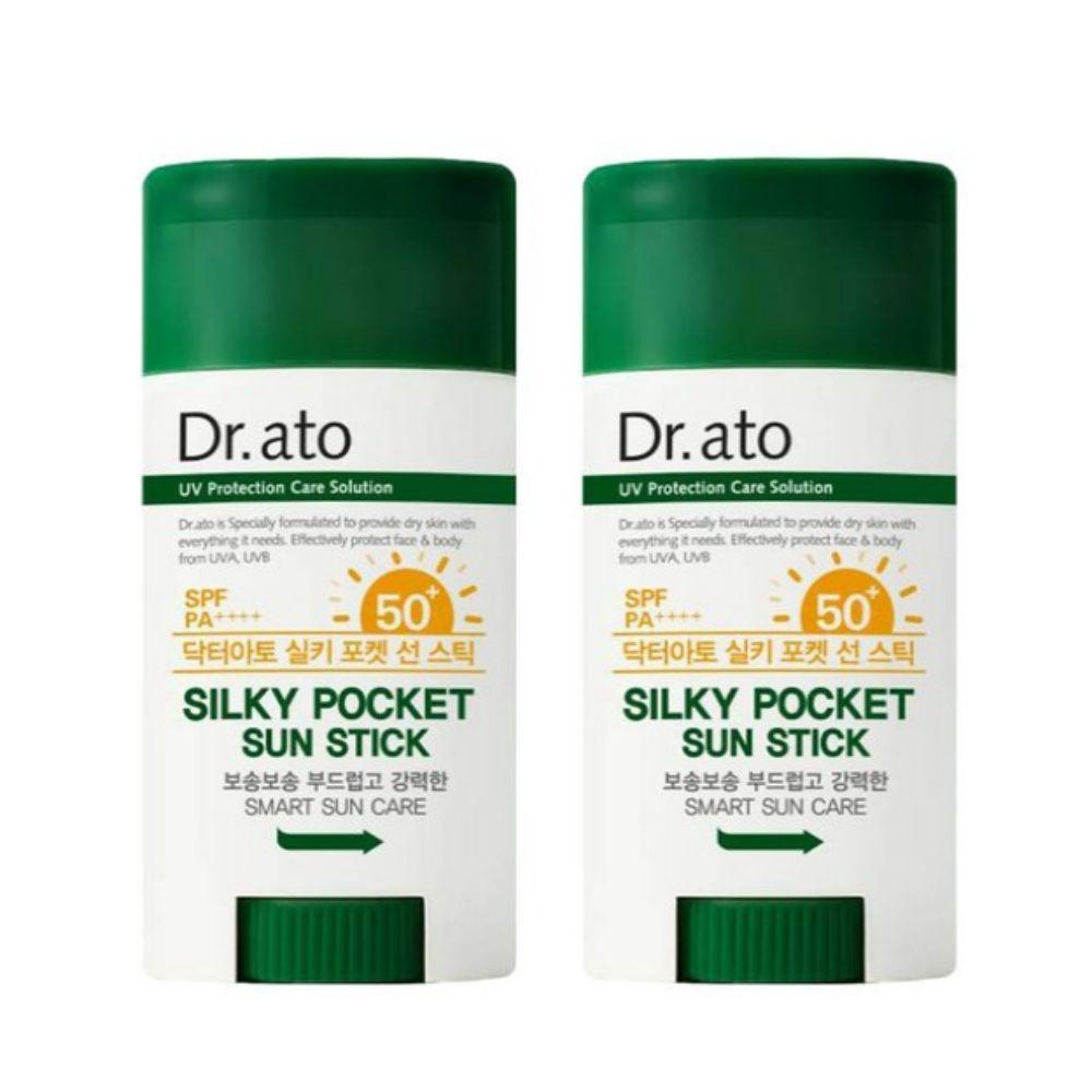 Dr.ATO Silky Pocket Sun Stick SPF50+ PA++++ 17g 2 Packs
Dr.ATO Silky Pocket Sun Stick SPF50+ PA++++ 17g 2 Packs
