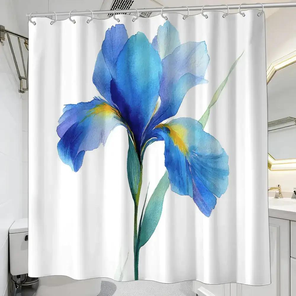 Watercolor Iris Shower Curtain – Blue & Yellow Floral Art, 12 Hooks, 70.87×70.87 Waterproof Bathroom Decor W60H190(CM)-1 Pcs
Watercolor Iris Shower Curtain – Blue & Yellow Floral Art, 12 Hooks, 70.87×70.87 Waterproof Bathroom Decor W60H190(CM)-1 Pcs