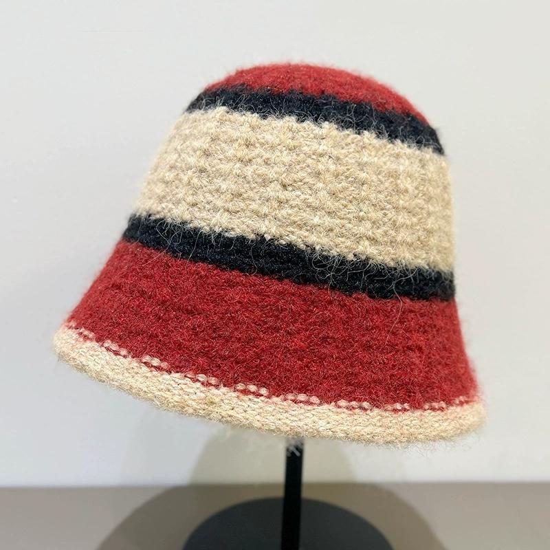 Wide-Striped Knitted Bucket Hat Large Head Circumference Warm Basin Hat Versatile Outdoor Cold-Proof Fisherman Hat червоний
Wide-Striped Knitted Bucket Hat Large Head Circumference Warm Basin Hat Versatile Outdoor Cold-Proof Fisherman Hat червоний