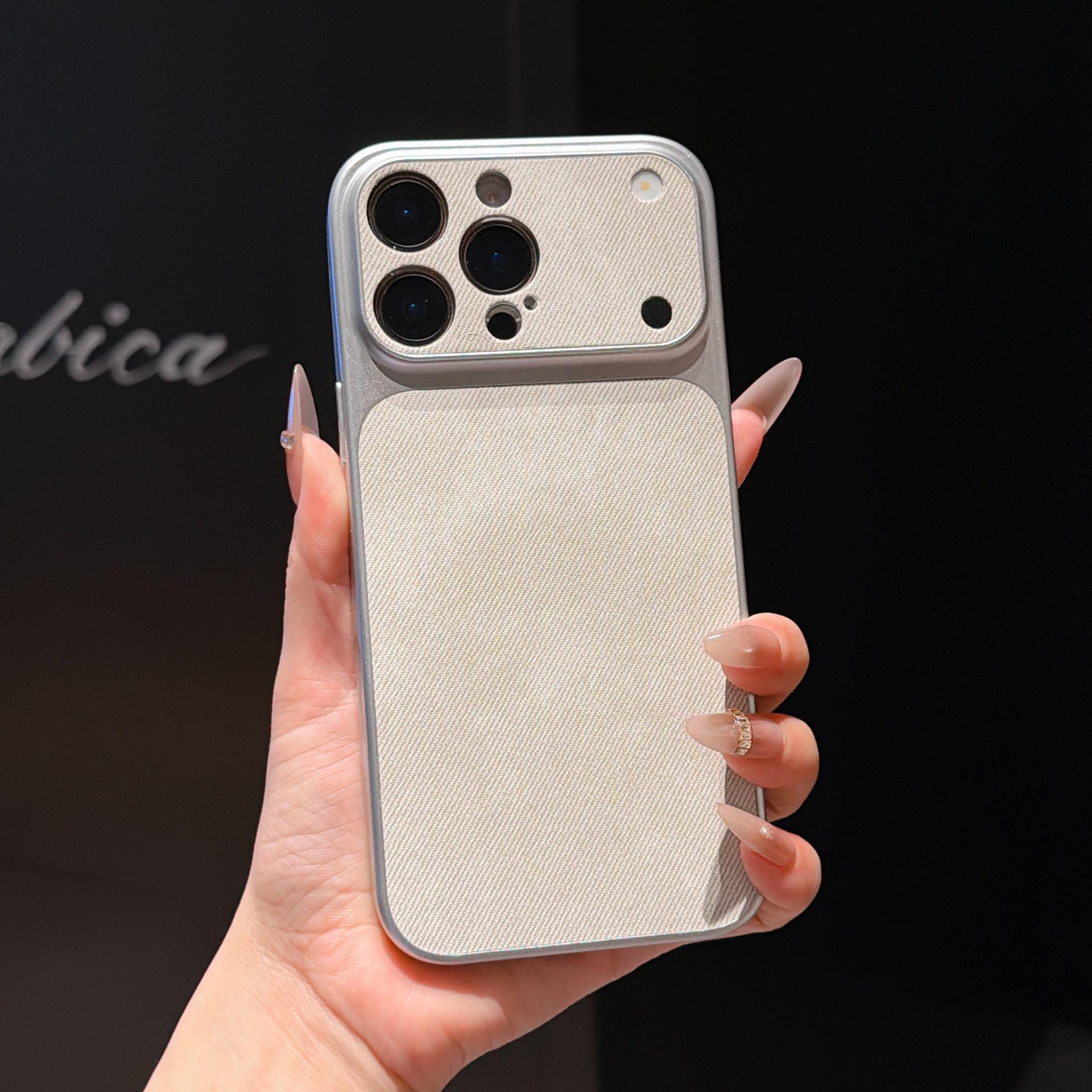 Denim Pattern Electroplated Frosted Case for Apple 17 Pro Max iPhone 16 iPhone 15 Pro Max білий
Denim Pattern Electroplated Frosted Case for Apple 17 Pro Max iPhone 16 iPhone 15 Pro Max білий