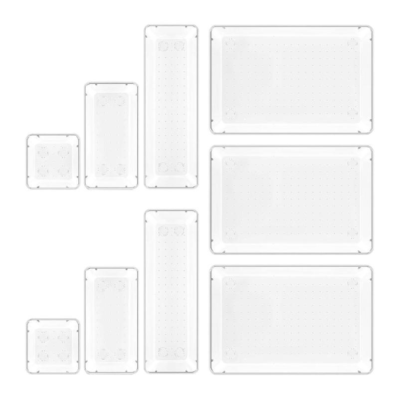 9 Pieces Drawer Storage Organizer Transparent Box for Beauty Items Professional and Efficient Drawer Cosmetics Container 1
9 Pieces Drawer Storage Organizer Transparent Box for Beauty Items Professional and Efficient Drawer Cosmetics Container 1