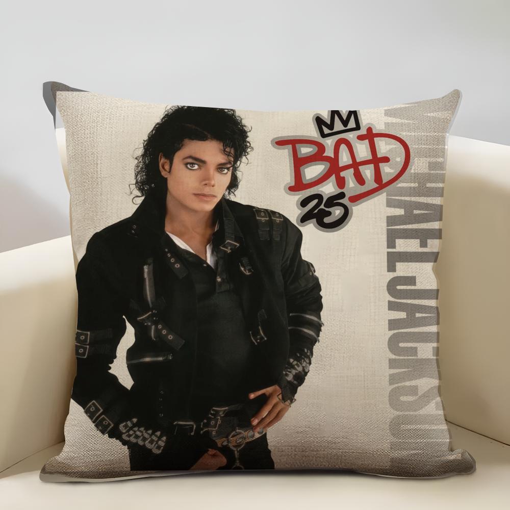 Michael Jackson Album Cushion Household Decoration Linen Sofa Cushion Cover: Skin-Friendly & Breathable with Invisible Zipper 12x12Inch
Michael Jackson Album Cushion Household Decoration Linen Sofa Cushion Cover: Skin-Friendly & Breathable with Invisible Zipper 12x12Inch
