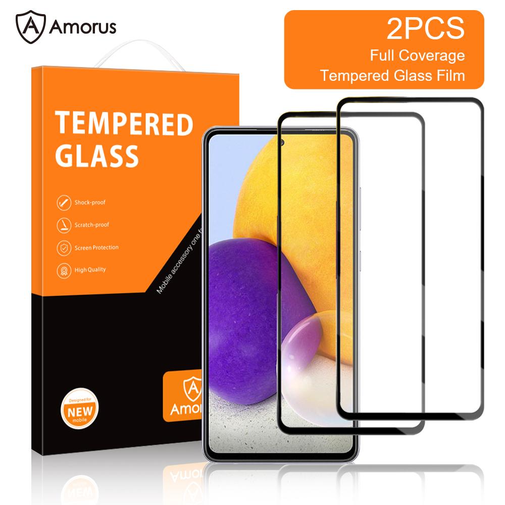 AMORUS 2Pcs/Set Anti-Explosion Secondary Hardening Full Glue Silk Printing HD Tempered Glass Screen Protector for Samsung Galaxy A72 4G/5G As Shown A
AMORUS 2Pcs/Set Anti-Explosion Secondary Hardening Full Glue Silk Printing HD Tempered Glass Screen Protector for Samsung Galaxy A72 4G/5G As Shown A