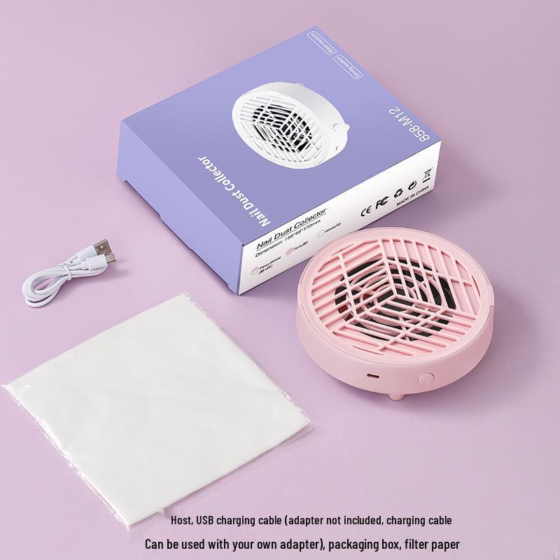 120W Silent Rechargeable Nail Dust Collector with Strong Suction for Nail Art розовый
120W Silent Rechargeable Nail Dust Collector with Strong Suction for Nail Art розовый