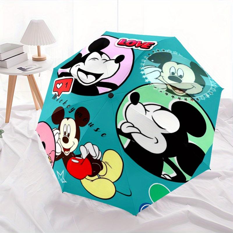 1pc Mickey Mouse Love Automatic 3-Fold Umbrella Design, Cute Cartoon Pattern, Portable Outdoor Umbrella, Perfect, Holiday Gift for fans.D067
1pc Mickey Mouse Love Automatic 3-Fold Umbrella Design, Cute Cartoon Pattern, Portable Outdoor Umbrella, Perfect, Holiday Gift for fans.D067