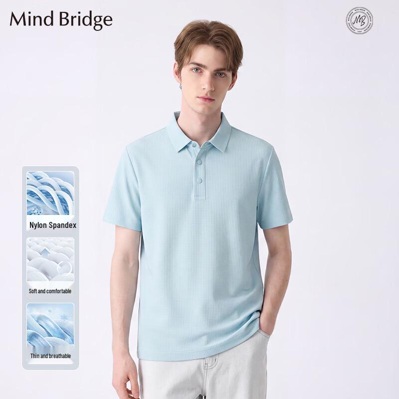 Mind Bridge Men s Solid Short Sleeve Polo Shirt L
Mind Bridge Men s Solid Short Sleeve Polo Shirt L