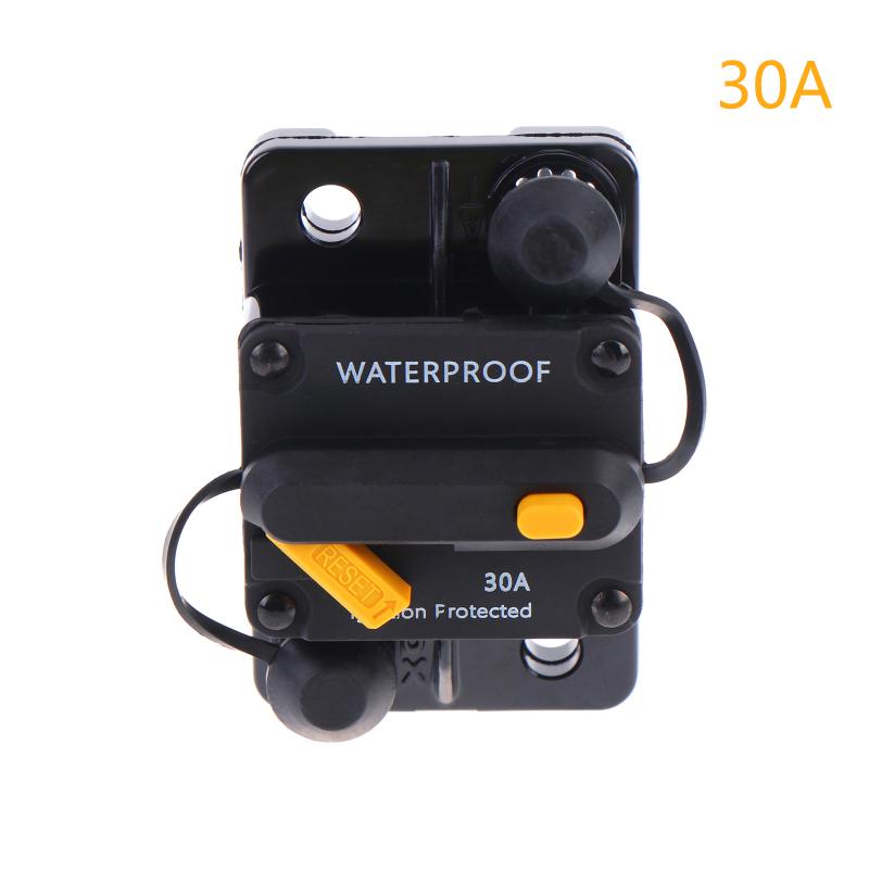 Dc12V-48V Waterproof 30A-300A Circuit Breaker, Manual Reset Fuse Holder For Car Boat Marine Rv Solar System 30A
Dc12V-48V Waterproof 30A-300A Circuit Breaker, Manual Reset Fuse Holder For Car Boat Marine Rv Solar System 30A