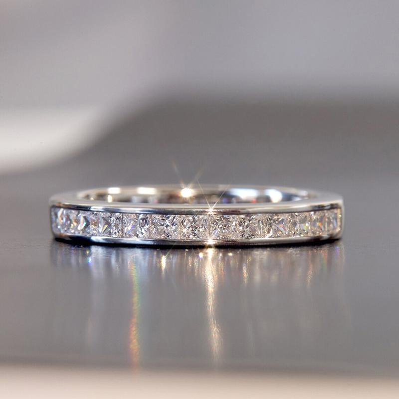 Huitan Minimalist Wedding Rings for Women Copper Color Luxury Paved Princess CZ Simple Elegant Anniversary Rings Fashion Zircon 6
Huitan Minimalist Wedding Rings for Women Copper Color Luxury Paved Princess CZ Simple Elegant Anniversary Rings Fashion Zircon 6