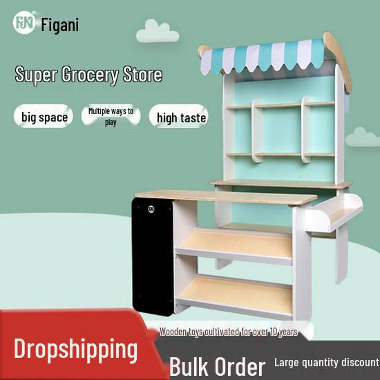 Деревянный игровой продуктовый магазин Figani для детей - Развивающие ролевые игрушки
Деревянный игровой продуктовый магазин Figani для детей - Развивающие ролевые игрушки