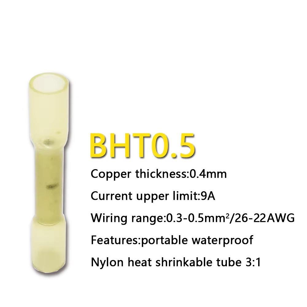 20PCS New AWG 26-10 Heat Shrink Butt Wire Connectors 0.3-6.0mm2 Waterproof Heat Shrink Connectors Insulated Butt Splice
20PCS New AWG 26-10 Heat Shrink Butt Wire Connectors 0.3-6.0mm2 Waterproof Heat Shrink Connectors Insulated Butt Splice