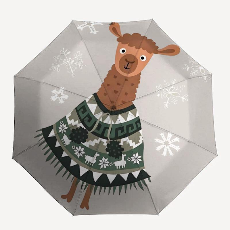 1pc Llama Automatic Open/Close Umbrella with One-Touch Button, Compact Folding Canopy, Sturdy 8-Rib Windproof Design S29
1pc Llama Automatic Open/Close Umbrella with One-Touch Button, Compact Folding Canopy, Sturdy 8-Rib Windproof Design S29