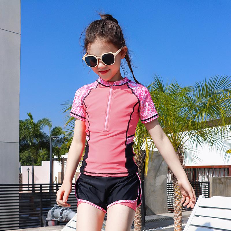 Hai Xi Lan Jing 2022 Girls Swimsuit Set, Ages 9-15, Medium to Large, Two-Piece/One-Piece Large
Hai Xi Lan Jing 2022 Girls Swimsuit Set, Ages 9-15, Medium to Large, Two-Piece/One-Piece Large