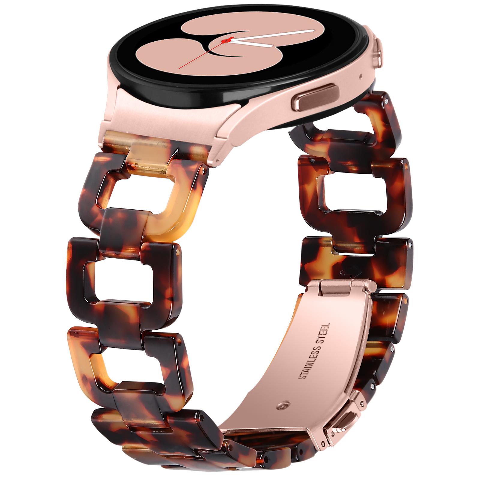 Resin Strap for Samsung Galaxy Watch6 40mm/44mm/Watch6 Classic 43mm/47mm D-Shape Bracelet Watchband Tortoiseshell
Resin Strap for Samsung Galaxy Watch6 40mm/44mm/Watch6 Classic 43mm/47mm D-Shape Bracelet Watchband Tortoiseshell