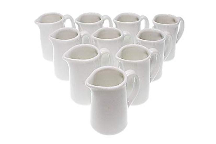 Set of 10 Milk Pitcher for 2 People Ceramic Creamer Commercial Use Pure White Pitcher ACS WEB SHOP Mino Ware
Set of 10 Milk Pitcher for 2 People Ceramic Creamer Commercial Use Pure White Pitcher ACS WEB SHOP Mino Ware