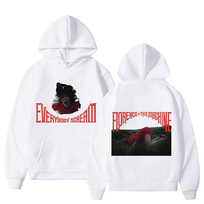 Florence The Machine Everybody Scream Graphic Hoodies Women Clothing Casual Fleece Hooded Sweatshirts Fashion Vintage Pullovers 3XL
Florence The Machine Everybody Scream Graphic Hoodies Women Clothing Casual Fleece Hooded Sweatshirts Fashion Vintage Pullovers 3XL