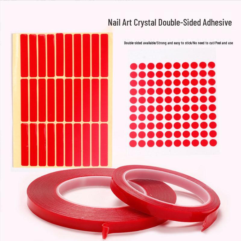Nail Art Transparent Double-Sided Adhesive Tape - No Trace, 3 or 10 Meters for Displaying Color Cards and Nail Pieces.
Nail Art Transparent Double-Sided Adhesive Tape - No Trace, 3 or 10 Meters for Displaying Color Cards and Nail Pieces.