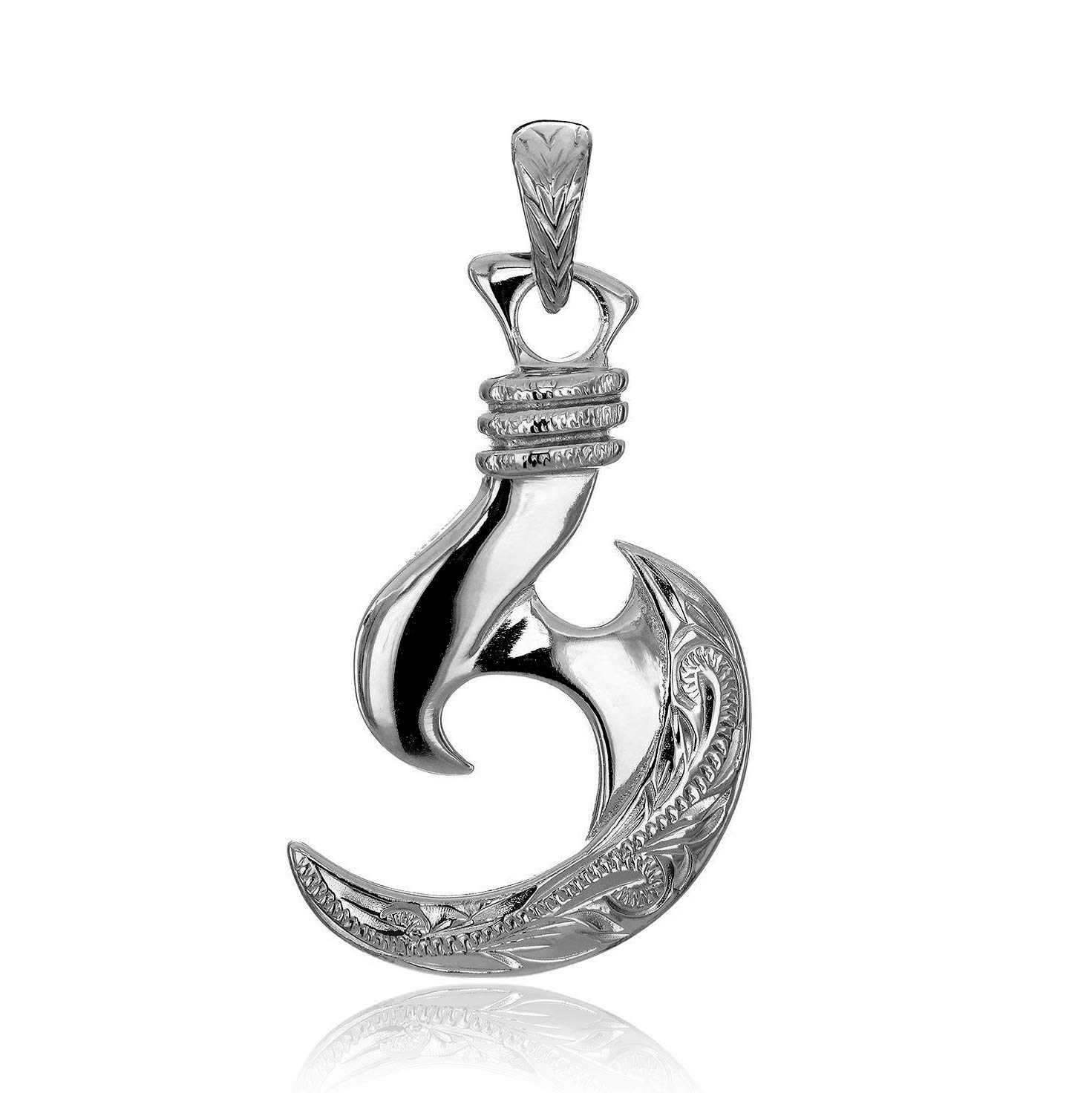 Leilani Гавайские ювелирные изделия Ожерелье с подвеской в виде рыболовного крючка Серебро 925 Мужское (Нет цепи) 
Leilani Гавайские ювелирные изделия Ожерелье с подвеской в виде рыболовного крючка Серебро 925 Мужское (Нет цепи)