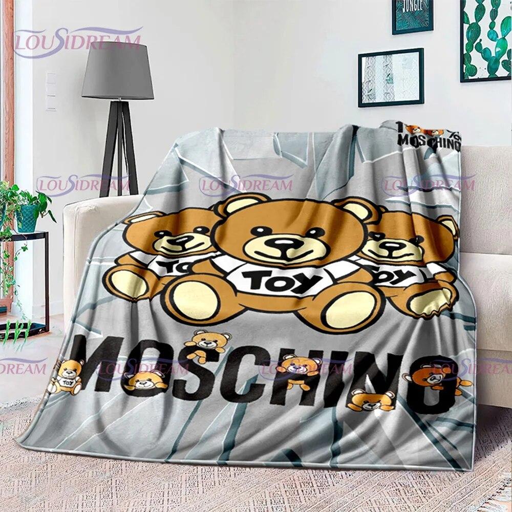 Moschino Logo 3D Printed Blanket Children s Cute Warm Blanket Soft For Beds Sofa Cover Travel Flannel Blanket For Gift All Seasons
Moschino Logo 3D Printed Blanket Children s Cute Warm Blanket Soft For Beds Sofa Cover Travel Flannel Blanket For Gift All Seasons
