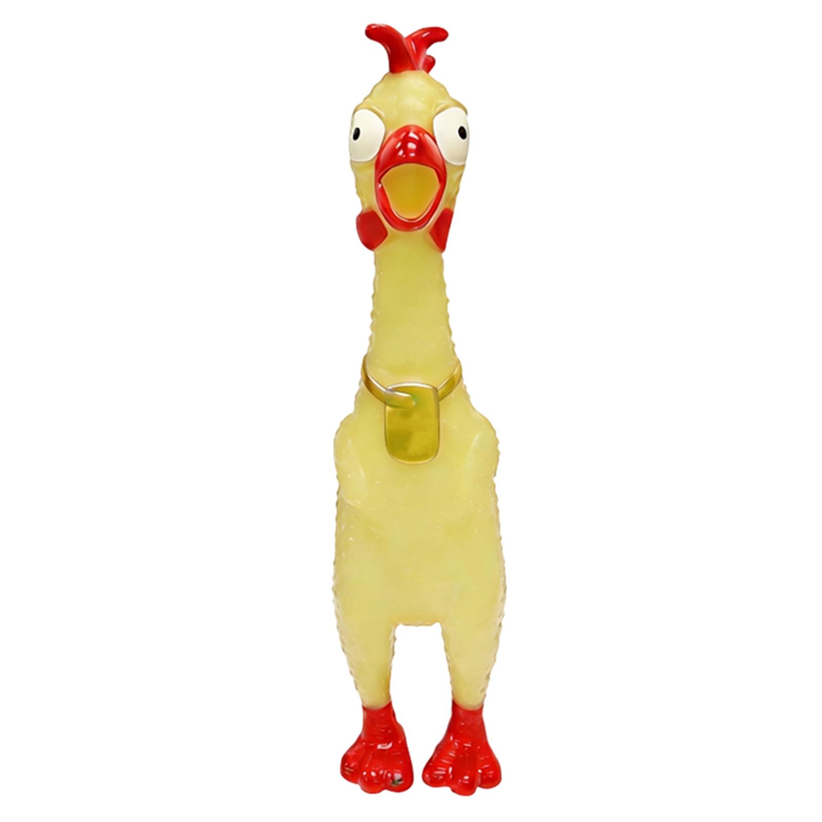 Squeaky Rubber Chicken Novelty Toy One Size жовтий
Squeaky Rubber Chicken Novelty Toy One Size жовтий